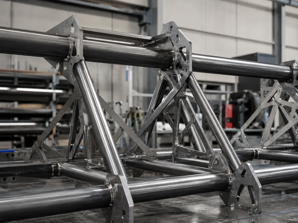 Tubos y estructuras metálicas fabricadas con corte láser
