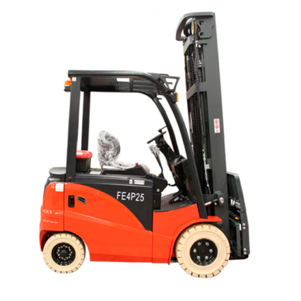 Montacargas Elec c/llantas Blan. 4mts